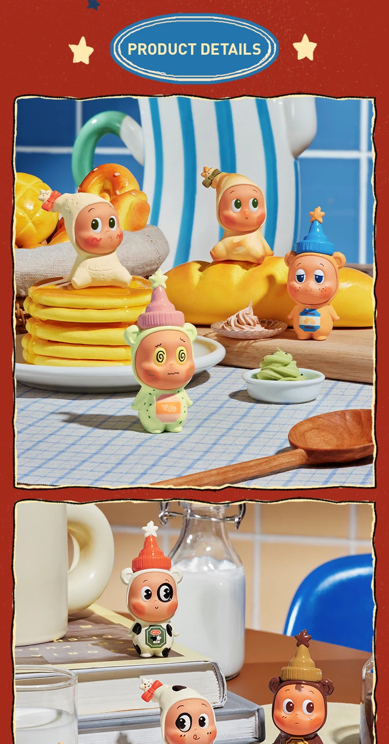 POP MART Twinkle Twinkle Create Your Taste Series Figures B Mystery Box 1PC/9PCS POPMART Blind Box Cute Figurine Toy