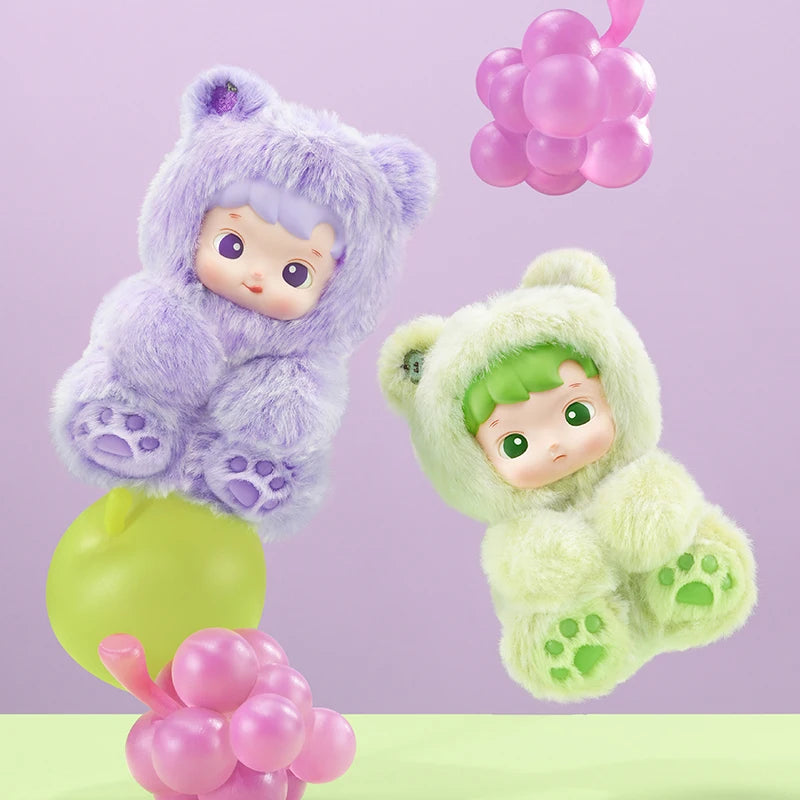 POP MART HACIPUPU Gummy Bear Series-Vinyl Plush Pendant Mystery Box 1PC/6PCS POP MART Blind Box