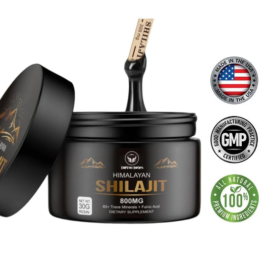 Pure Himalayan Shilajit Resin | 85+ Trace Minerals & Fulvic Acid – 50g