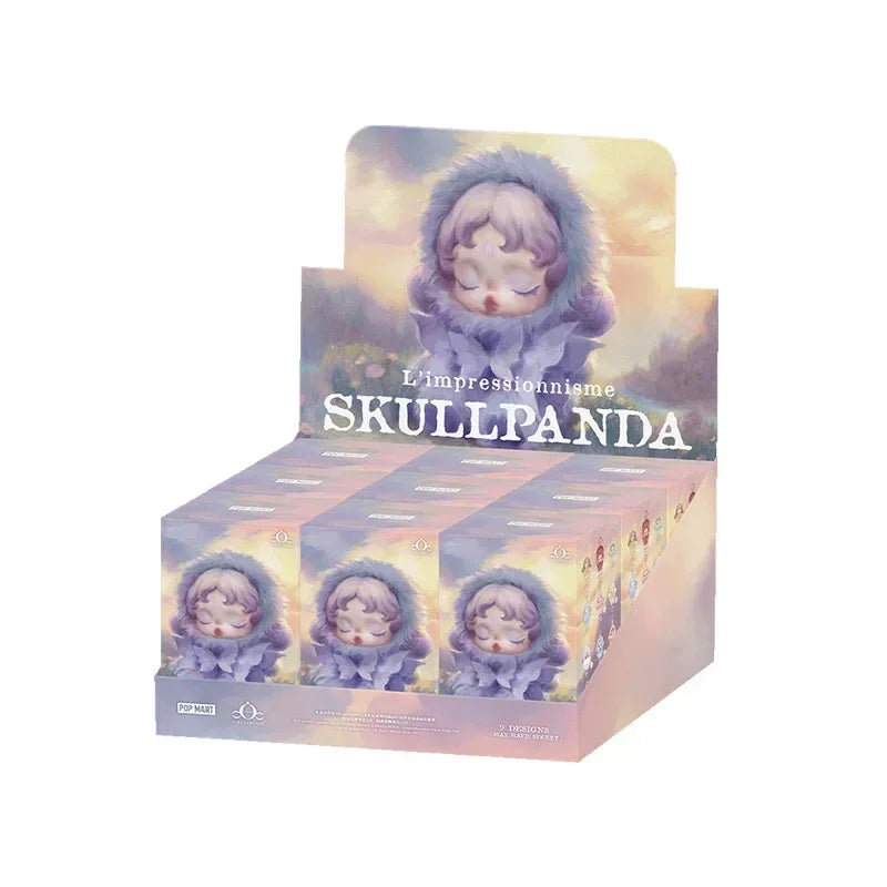 POP MART SKULLPANDA L'impressionnisme Series Blind Box Mystery Box Guess Bag Toys Doll Cute Anime Figure Desktop Ornaments