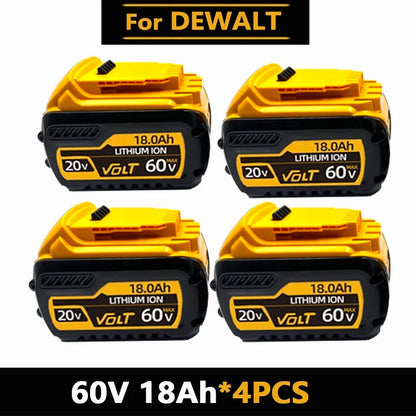 Original for DEWALT 20v/60V battery DCB606 DCB609 DCB182 DCB205 DCB206 DCB209 power tool 18V battery 6AH 9AH battery.