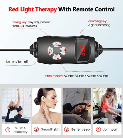 Near Infrared Light sauna For Full Body Face LED Red Light Healthcare Lamp  for Joint Muscle Relieve Beauty Health Gadget health