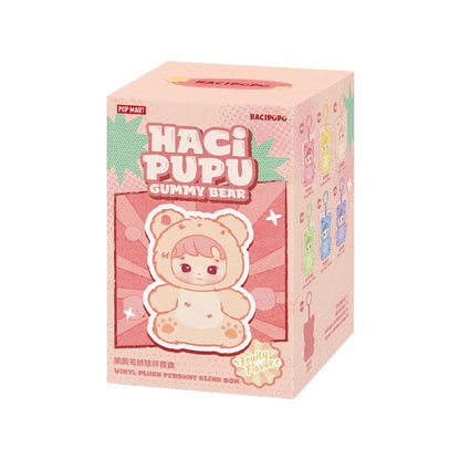 POP MART HACIPUPU Gummy Bear Series-Vinyl Plush Pendant Mystery Box 1PC/6PCS POP MART Blind Box