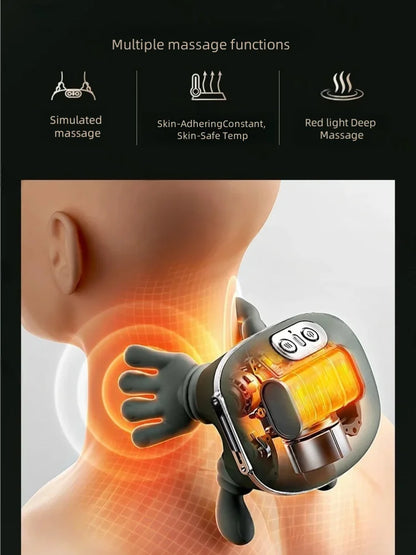 Electric Shiatsu Neck & Back Massager – Deep Kneading Muscle Relief