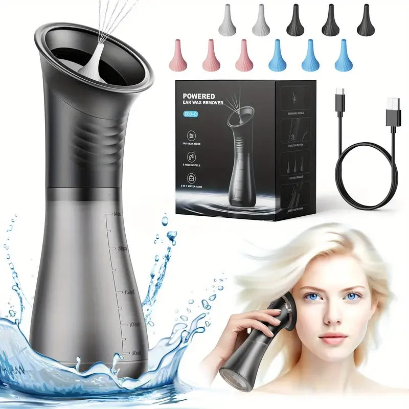 Ear Wax Removal Kit – Safe Water Irrigation with Temperature Sensor