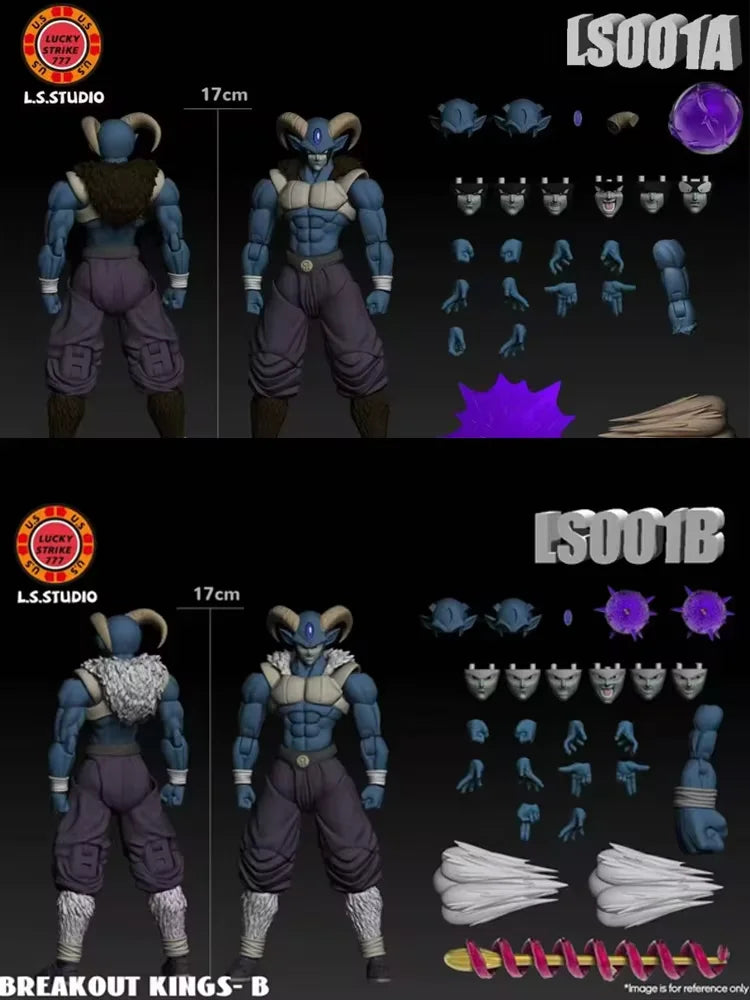 In Stock L.S.Studio Dragon Ball Super Moro Figure Breakout King A B Anime Action Figures MORO Agent Killer Model Toys Gifts