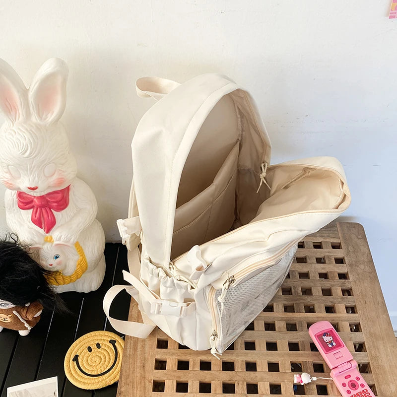 Japanese Style Transparent Ita Bag for Girls Comic Cons Large Capacity Women Backpack Fashion School Bags for College Student JK