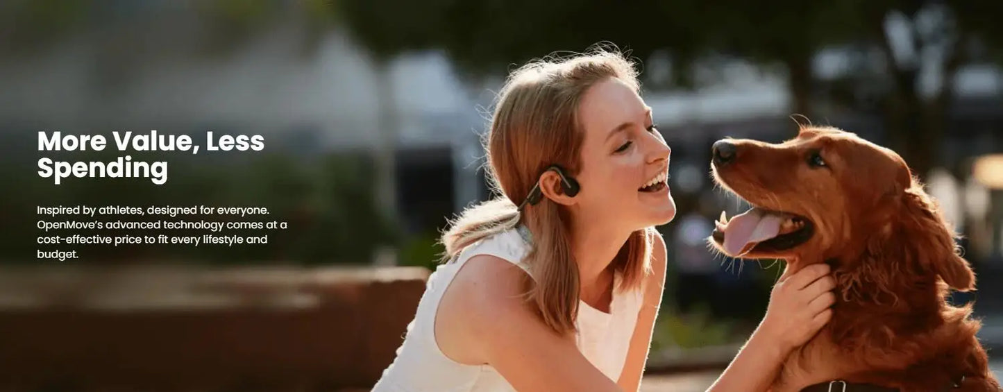 Original SHOKZ OpenMove S661 Bone Conduction Earphone IP55 Water-Resistant Wireless Headset Bluetooth 5.1 Sport Earbuds Open-Ear