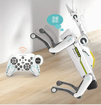 Teeggi Electric RC Intelligent Robot Dog with Clip Multifunction RC Mechanical Dog Educational Toy Bionic Smart Robot Toy Gift