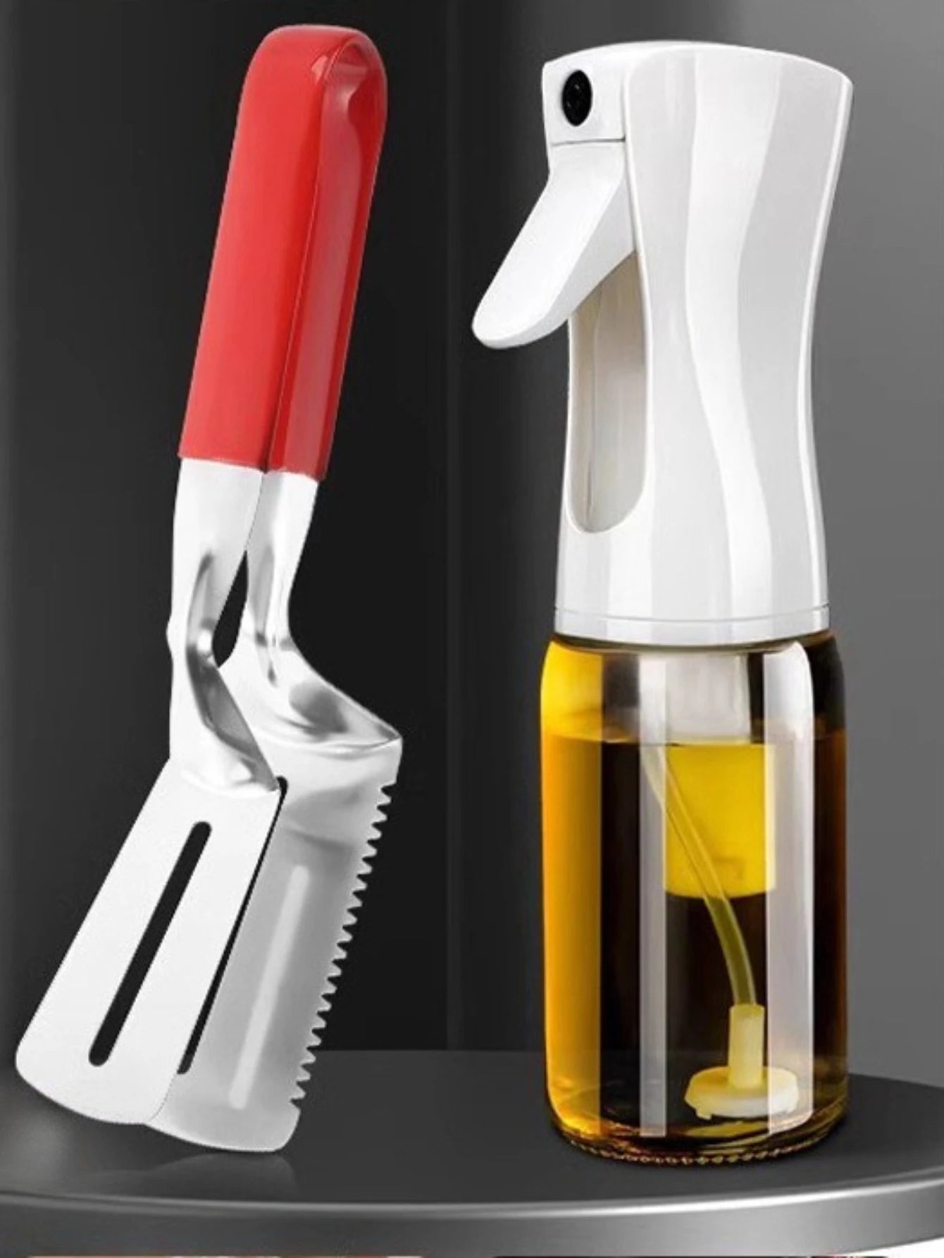 Spray Bottle Glass Kitchen Household Air Fryer Spray Bottle Edible Oil Spray Bottle Spray Bottle Atomized Mist Oil Tank