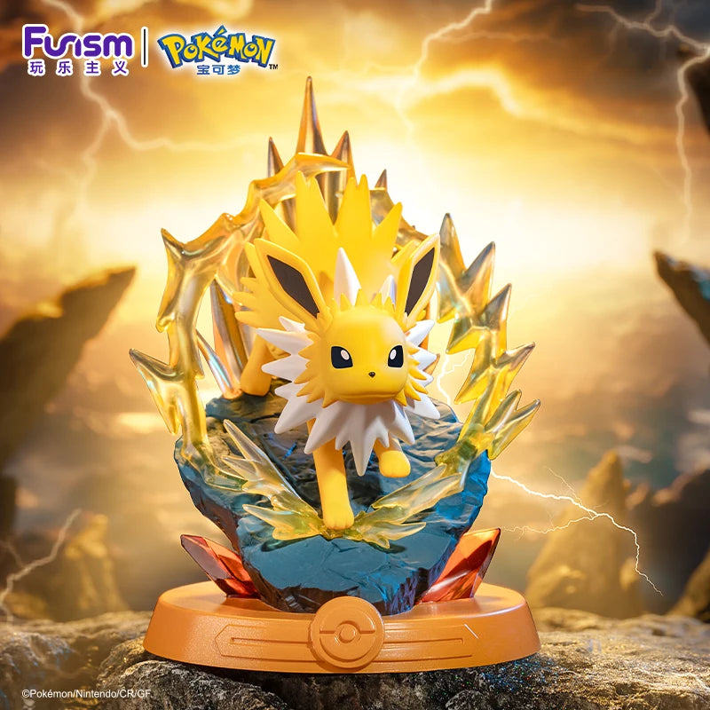 Anime Pokemon Funism Original Adventure Eevee Family Suit BlindBox Flareon Espeon Sylveon ActionFigure Collection Model Toy Gift