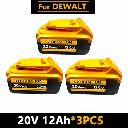 Original for DEWALT 20v/60V battery DCB606 DCB609 DCB182 DCB205 DCB206 DCB209 power tool 18V battery 6AH 9AH battery.