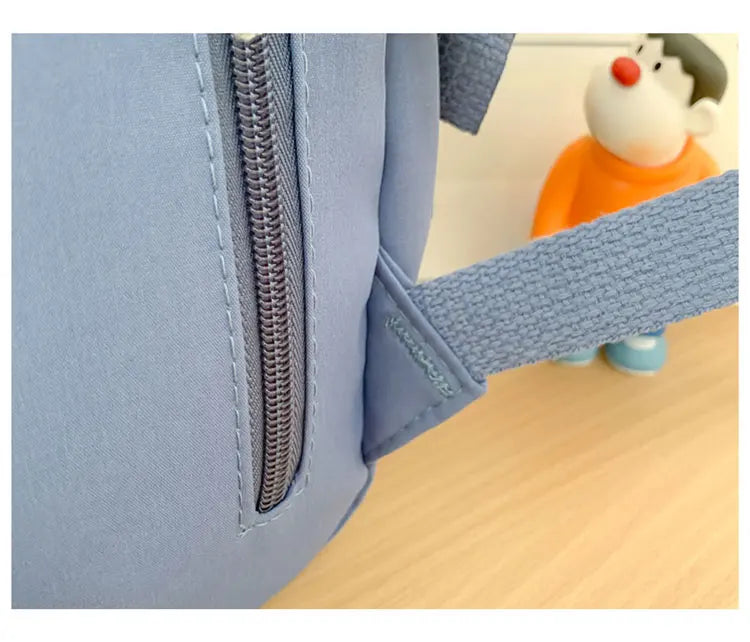 Cute Nylon Backpack Suitable for Young Girls, Female Students, and Ladies, Multi-Pocket Student Backpack