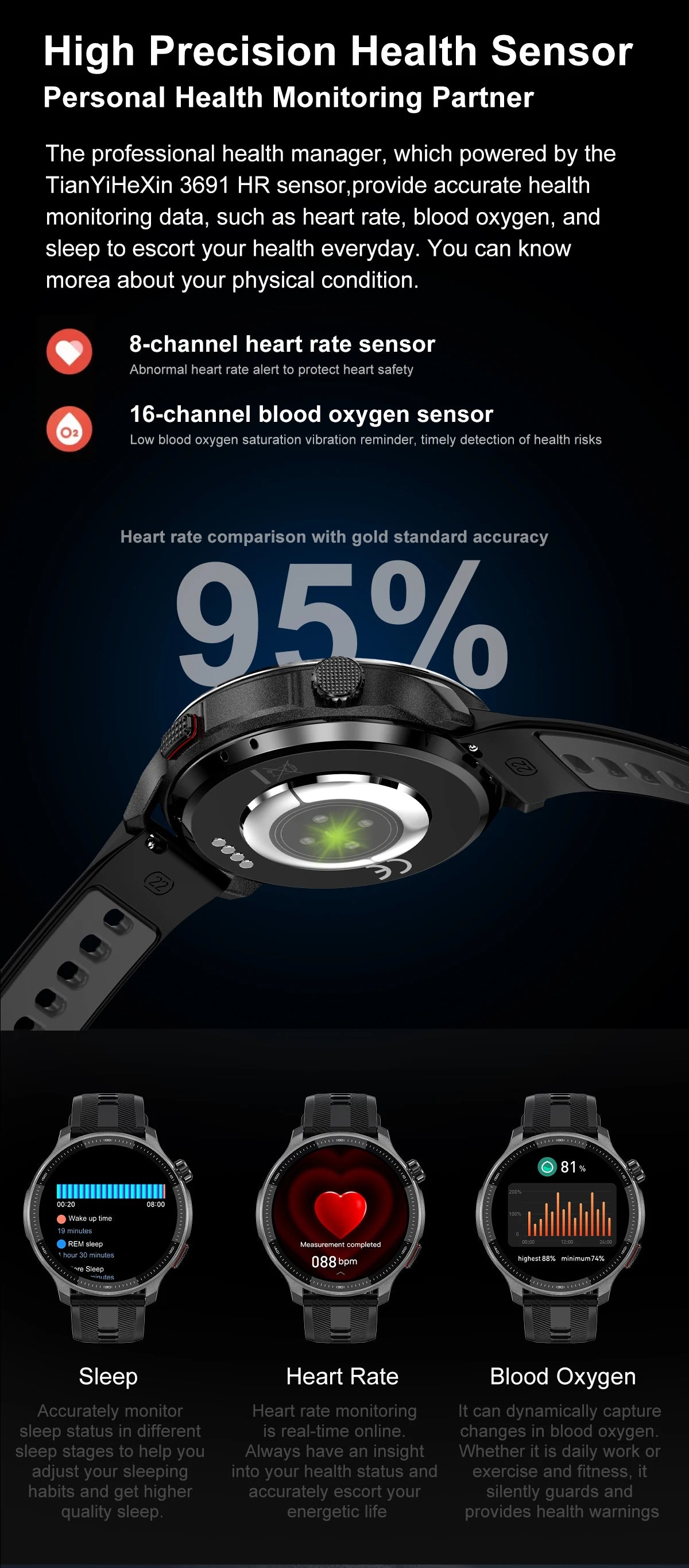 2026 New Smart Watch GPS offline map 4GB Video Player Compass 10ATM Waterproof Smartwatch Men Heart rate Sports outdoor tracking