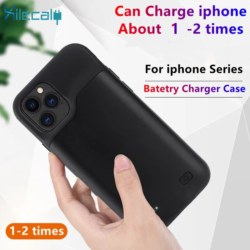 iPhone Battery Case | Slim Charging Power Case for iPhone 6–15 Series