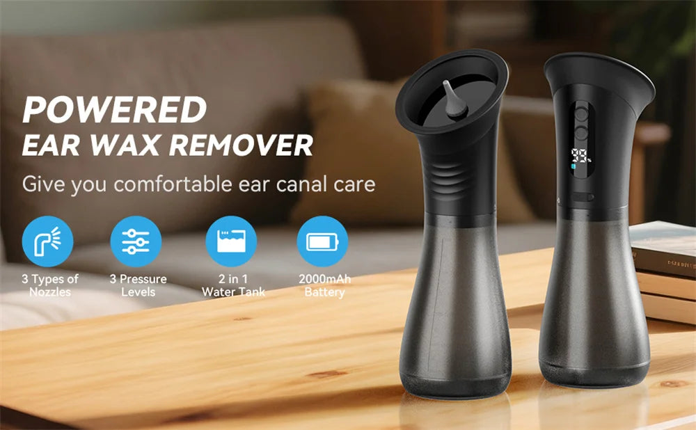 Ear Wax Removal Kit – Safe Water Irrigation with Temperature Sensor
