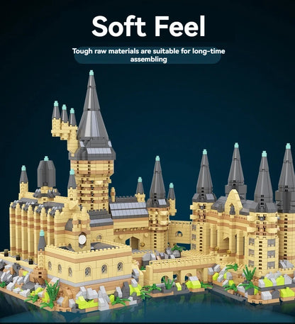 Magic Castle Medieval Architecture Building Set Creative Technical Assembly Bricks MOC Kit Gift Adults Kids Holiday