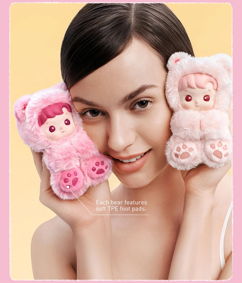 POP MART HACIPUPU Gummy Bear Series-Vinyl Plush Pendant Mystery Box 1PC/6PCS POP MART Blind Box