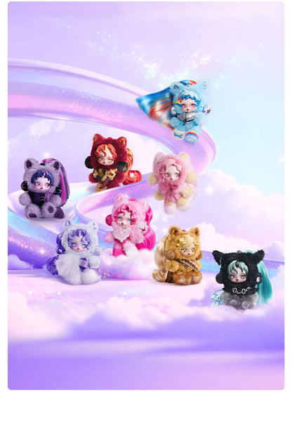 POP MART θ SKULLPANDA × My Little Pony Series Plush Doll Pendant Blind Box Mystery Box 1PC/6PCS
