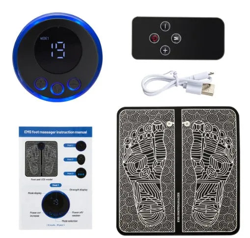 EMS Electric Foot Massager Pad | Acupoint Muscle Stimulator & Relaxation Mat