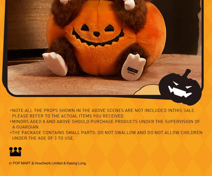 POP MART Happy Halloween Party Series - Sitting Pumpkin Vinyl Plush Perdant