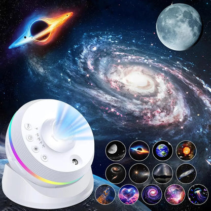 Galaxy Star Projector 13-in-1 | 4K HD Planetarium & Nebula Night Light