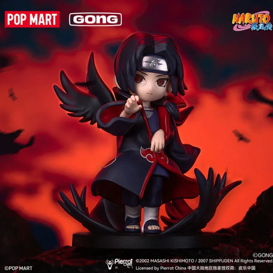 POP MART GONG Naruto Shippuden Akatsuki Arc Series Trendy Blind Random Box Toys Mystery Box Guess Action Figure Surprise Gift