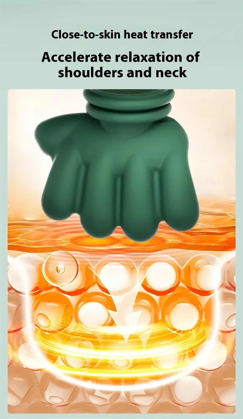 Neck Shoulder Massager Deep Tissue Shiatsu Back Cervical Massage Machine Bionic Fatigue Relief Relax Muscle ﻿3Level ﻿Master Hand