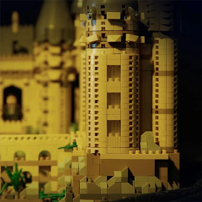 Magic Castle Medieval Architecture Building Set Creative Technical Assembly Bricks MOC Kit Gift Adults Kids Holiday