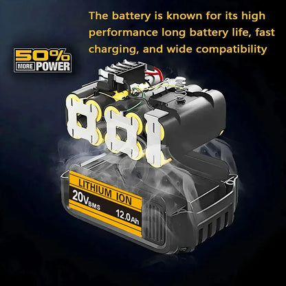 Original for DEWALT 20v/60V battery DCB606 DCB609 DCB182 DCB205 DCB206 DCB209 power tool 18V battery 6AH 9AH battery.