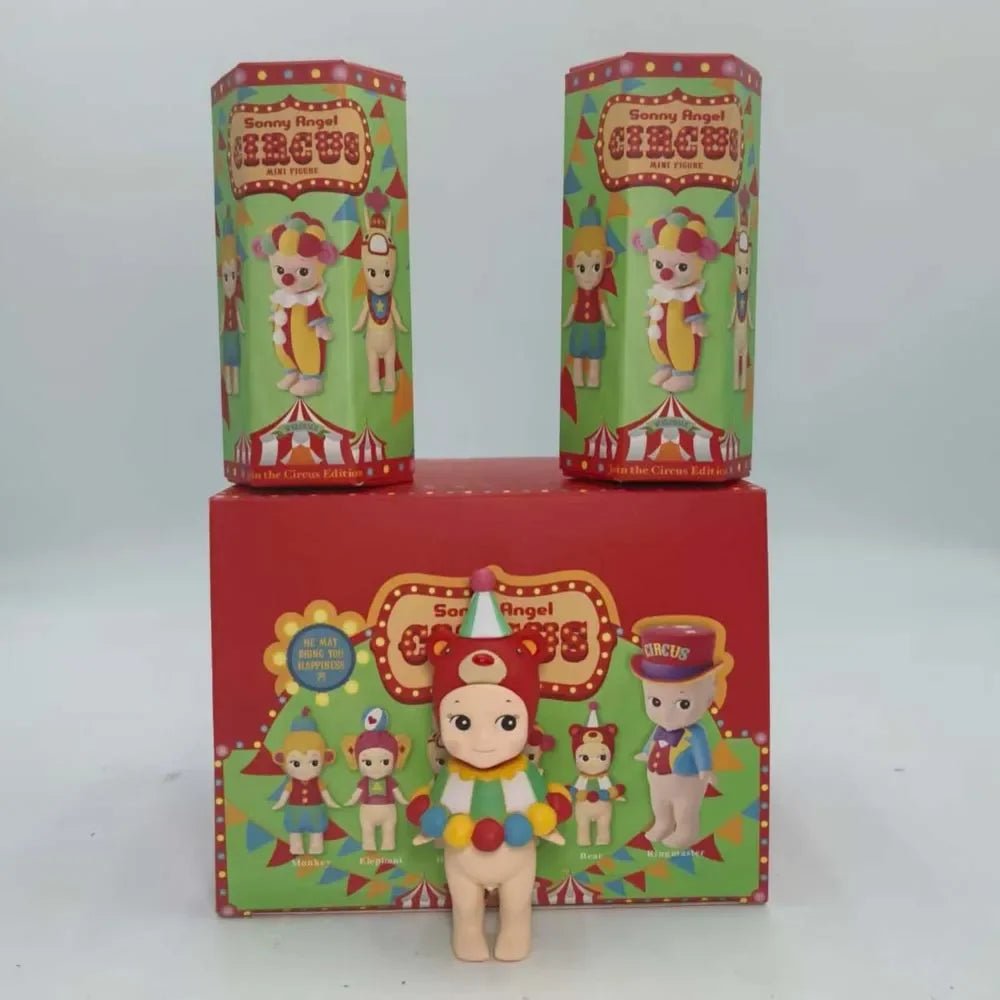 Sonny Angel Circus Series Blind box Action Figures Cute Mysterious Surprise Toy Anime Model Doll Child Christmas Gift