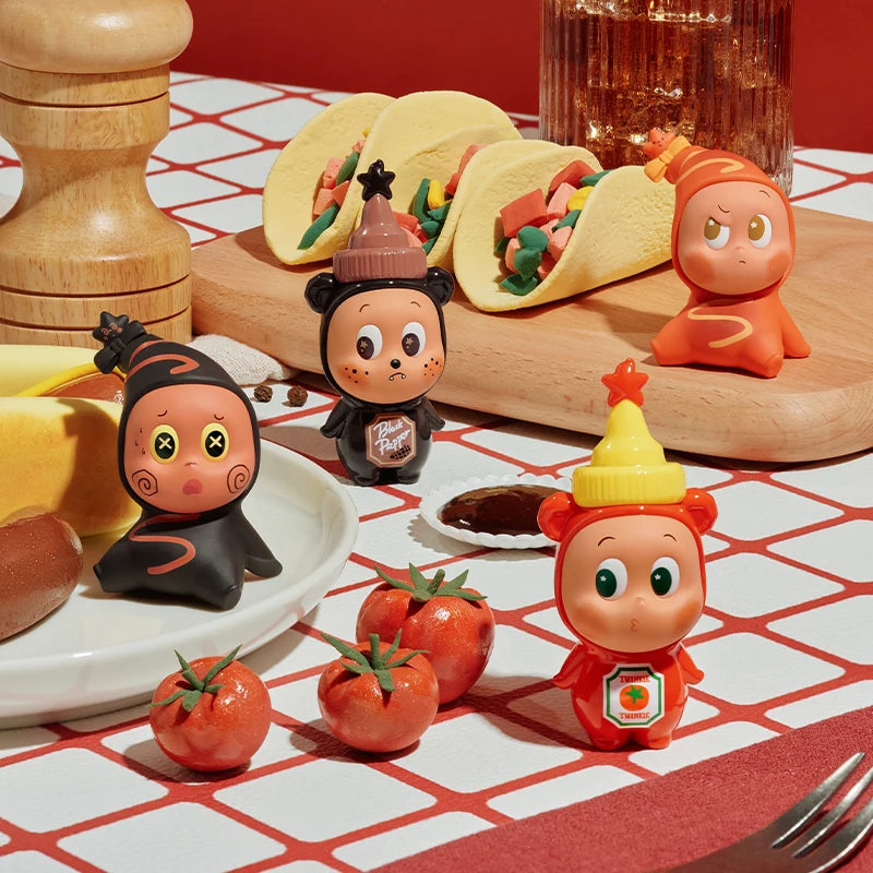POP MART Twinkle Twinkle Create Your Taste Series Figures B Mystery Box 1PC/9PCS POPMART Blind Box Cute Figurine Toy