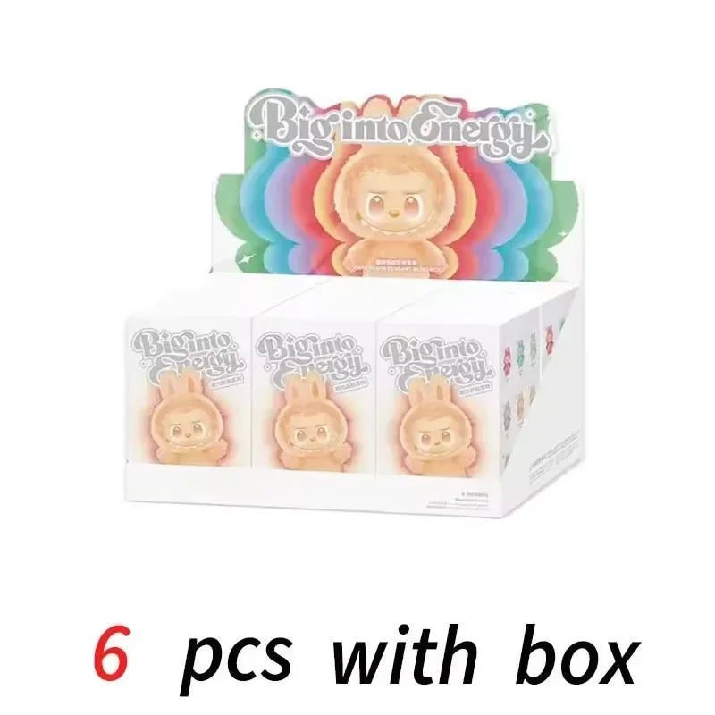 POP MART Labubu Doll The Monsters Big into Energy Series Blind Box Random Vinyl Pendant Collectible Plush Toy Figure Gift