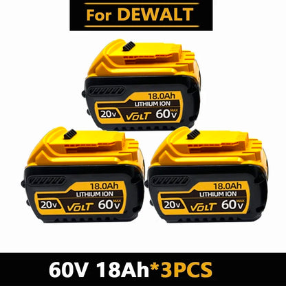 Original for DEWALT 20v/60V battery DCB606 DCB609 DCB182 DCB205 DCB206 DCB209 power tool 18V battery 6AH 9AH battery.