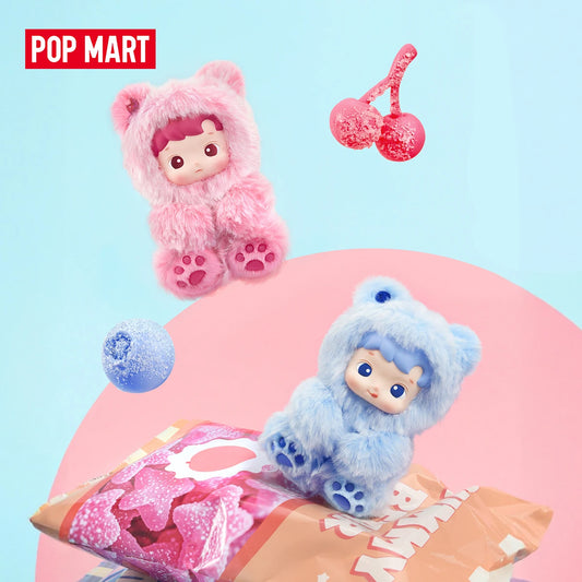 POP MART HACIPUPU Gummy Bear Series-Vinyl Plush Pendant Mystery Box 1PC/6PCS POP MART Blind Box