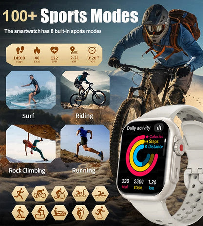NEW Ultra 2 SE Men And Women 1000mAh AMOLED Heart Rate GPS Track 100+Sports HD call Smart Watch For IOS and Android