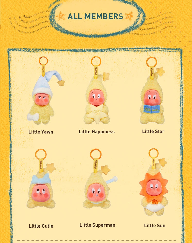 POP MART We are Twinkle Twinkle Series - Plush Pendant Blind Box 1PC/6PCS Mystery Box