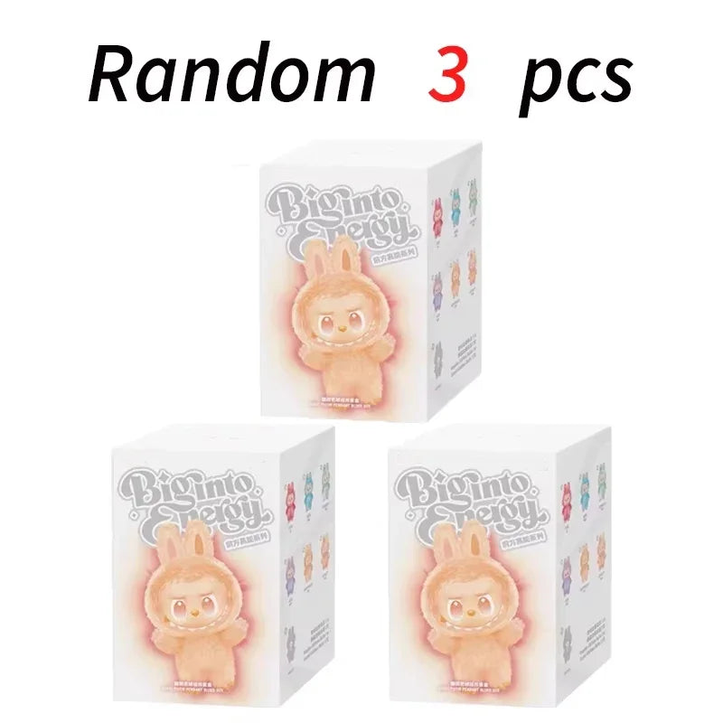 POP MART Labubu Doll The Monsters Big into Energy Series Blind Box Random Vinyl Pendant Collectible Plush Toy Figure Gift
