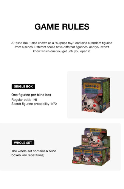 POP MART Hirono Monsters' Carnival Series Figures Blind Box 1PC/6PCS