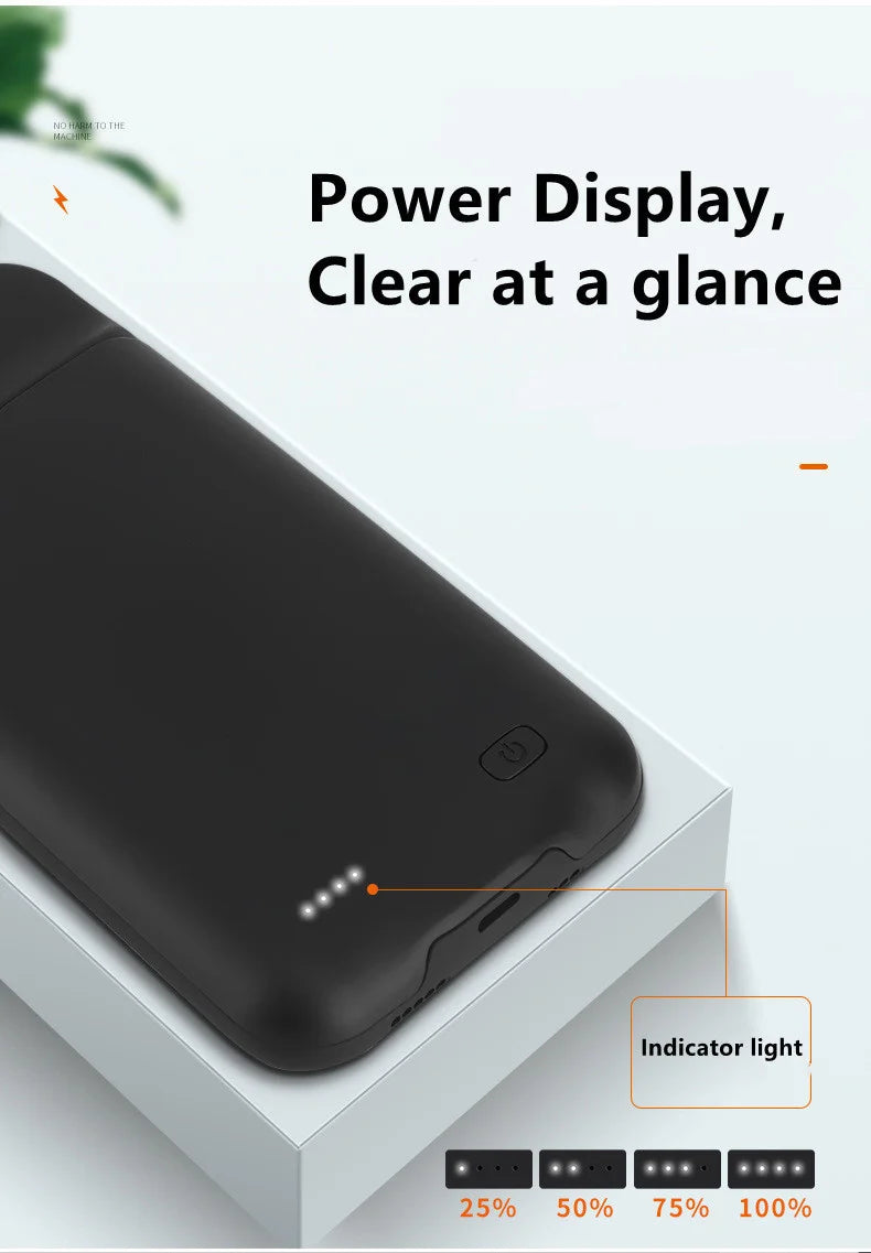iPhone Battery Case | Slim Charging Power Case for iPhone 6–15 Series