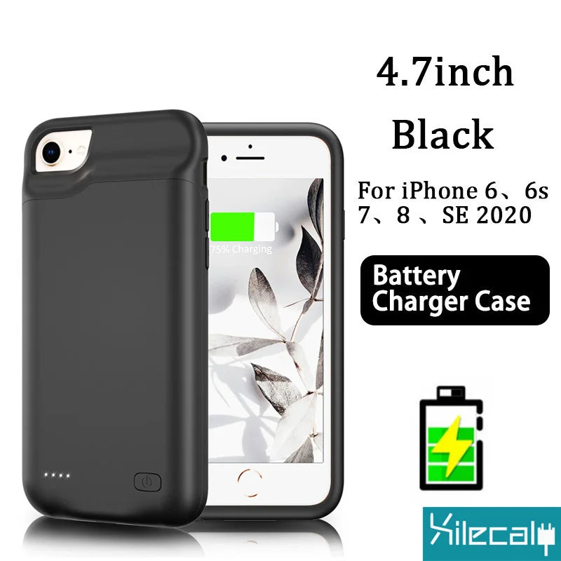 iPhone Battery Case | Slim Charging Power Case for iPhone 6–15 Series