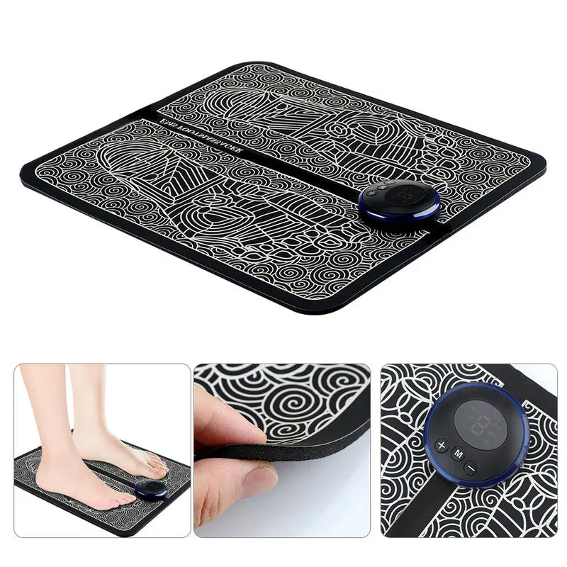 Electric Foot Massager Pad Muscle Massage Relaxation Trainer For Massage Fitness Outdoor Sport Home Family Relax
