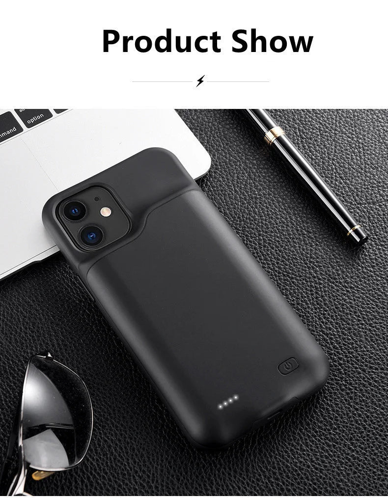 iPhone Battery Case | Slim Charging Power Case for iPhone 6–15 Series