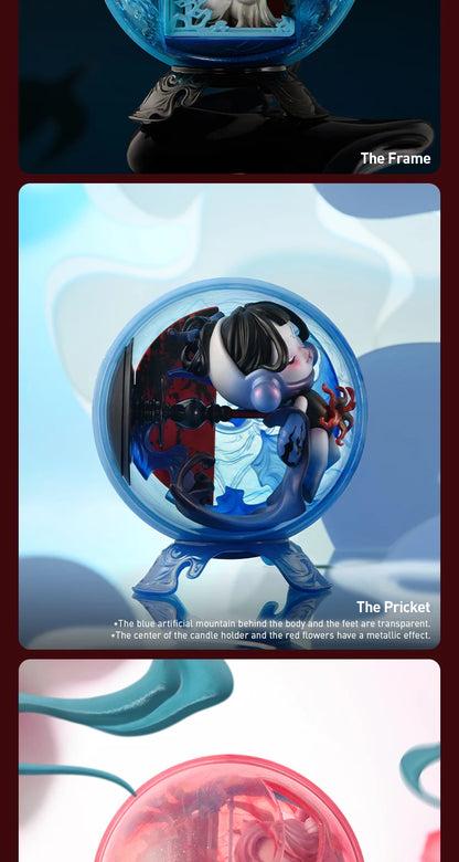 #ToyTok POP MART SKULLPANDA The Mirage Series Figures Mystery Box 1PC/9PCS POP MART Blind Box Action Figure Cute Toy