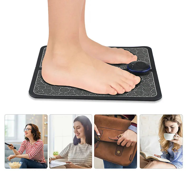 Electric Foot Massager Pad Muscle Massage Relaxation Trainer For Massage Fitness Outdoor Sport Home Family Relax