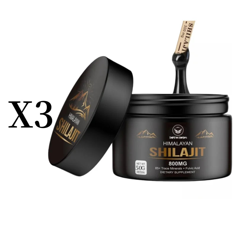 Pure Himalayan Shilajit Resin | 85+ Trace Minerals & Fulvic Acid – 50g