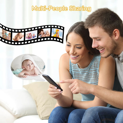 5" Smart Baby Monitor | WiFi, PTZ Cam, Night Vision & Two-Way Audio