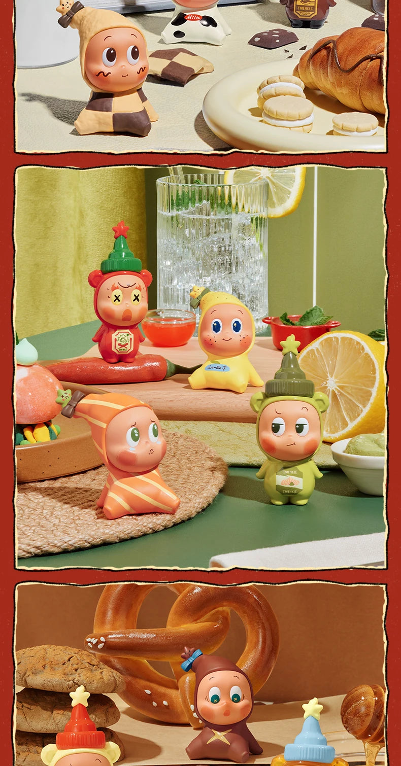 POP MART Twinkle Twinkle Create Your Taste Series Figures A Mystery Box 1PC/9PCS POPMART Blind Box Cute Figurine Toy