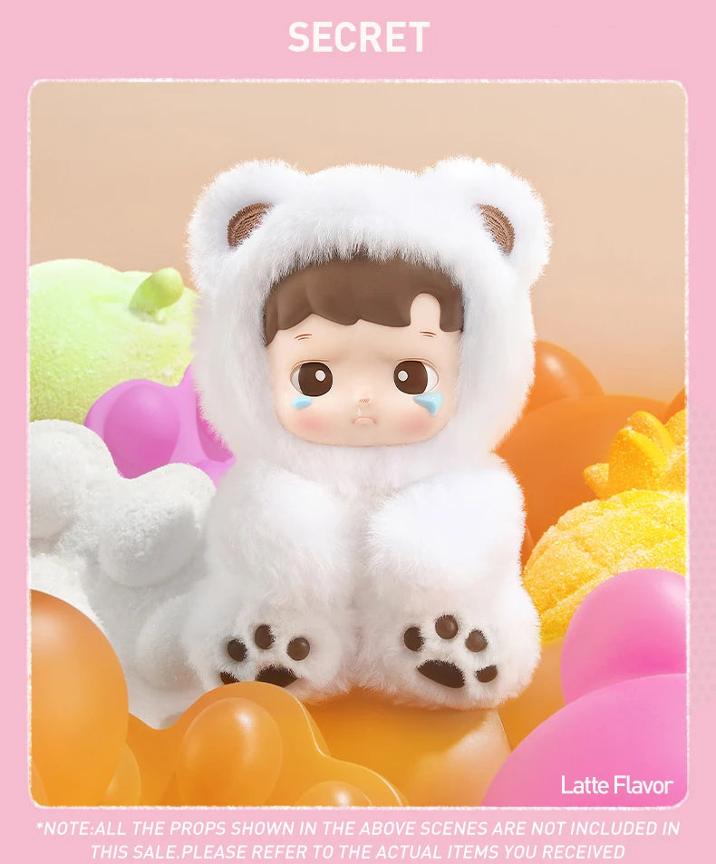 POP MART HACIPUPU Gummy Bear Series-Vinyl Plush Pendant Mystery Box 1PC/6PCS POP MART Blind Box