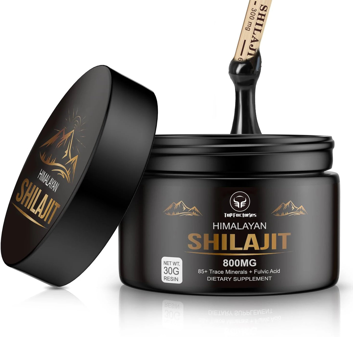 Pure Himalayan Shilajit Resin | 85+ Trace Minerals & Fulvic Acid – 50g
